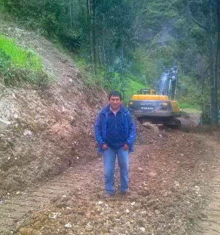 Trabajo realizado Apertura de carretera Centro Pichiú – Vistoso - Ancash